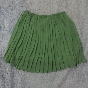 UO Sparkle&Fade Mini Pleated Chiffon Skirt
